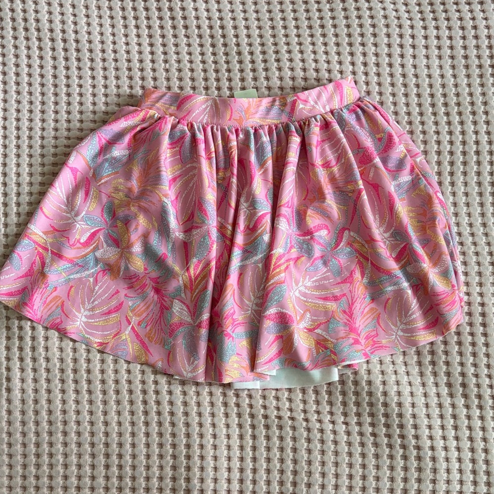 OshKosh B'gosh Pink and Silver Floral Skort